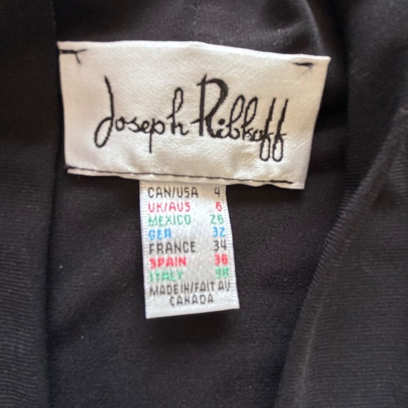 Joseph Ribkoff black swing open front cover up converts to a bolero jacket sz 4 - Picture 12 of 16